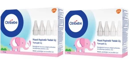 Otribebe Nazal 2x10 Adet Burun Aspiratörü Yedek Ucu