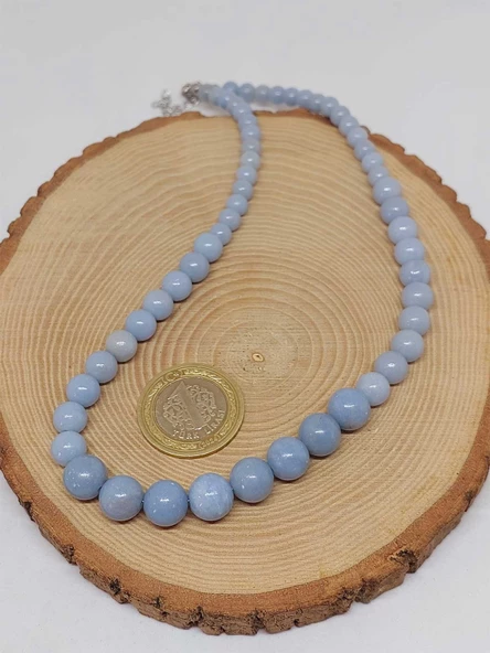 Galaksi Serisi Angelit Taşı Tasarım Kolye - Resim 3