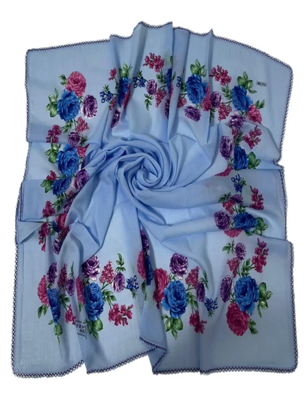 Eripek Oyalı Pamuk Yazma - 90 x 90 - 3