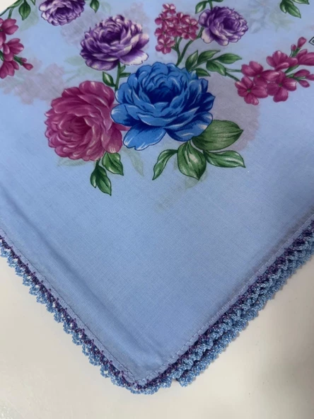 Eripek Oyalı Pamuk Yazma - 90 x 90 - 4