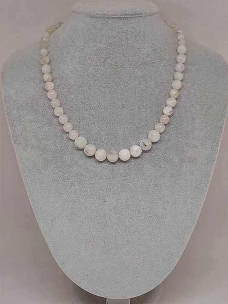 Galaksi Serisi Ay Taşı Tasarım Kolye - Resim 2