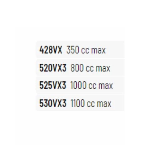 Did 525-120Vx3 2023-2024 Suzuki GSX 8R Uyumlu Zincir Vx3 Xring Silver (Gümüş) Renk - 2