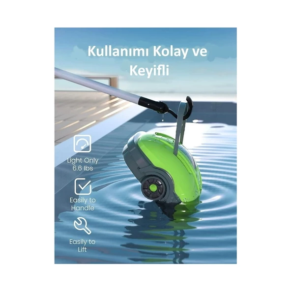 Maxi Kablosuz Havuz Temizlik Robotu - 4
