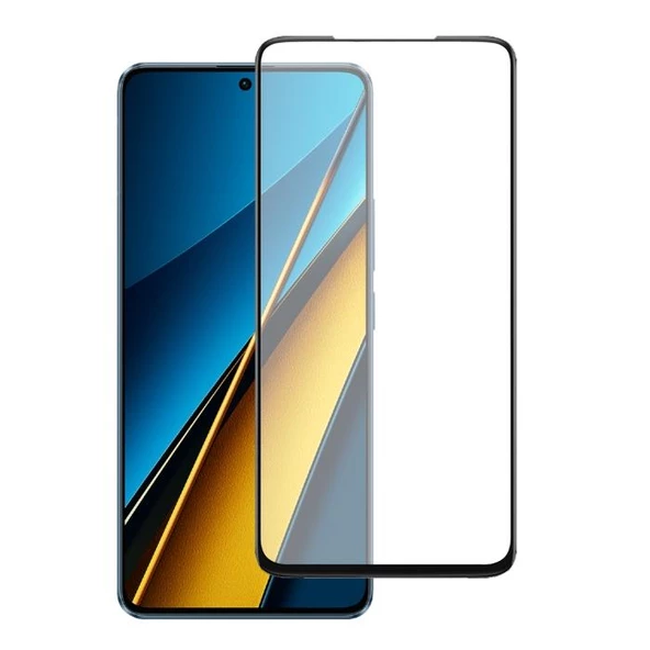 Smody Xiaomi Poco X6 Pro Ekran Koruyucu Kırılmayan 5D Tam Ekran Seramik Nano - 3