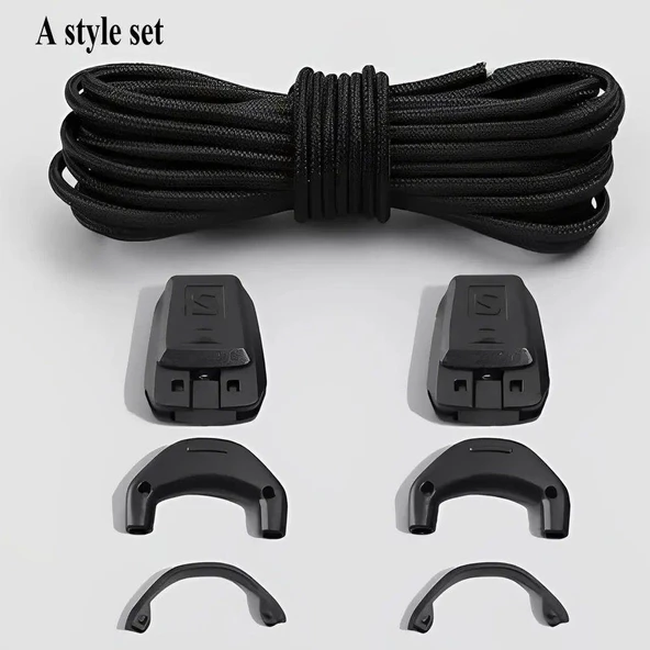 5281 SRTfootcare Salomon Model Akıllı Kilitli Outdoor Ayakkabı Bağcığı 120cm 1 Çift - 4