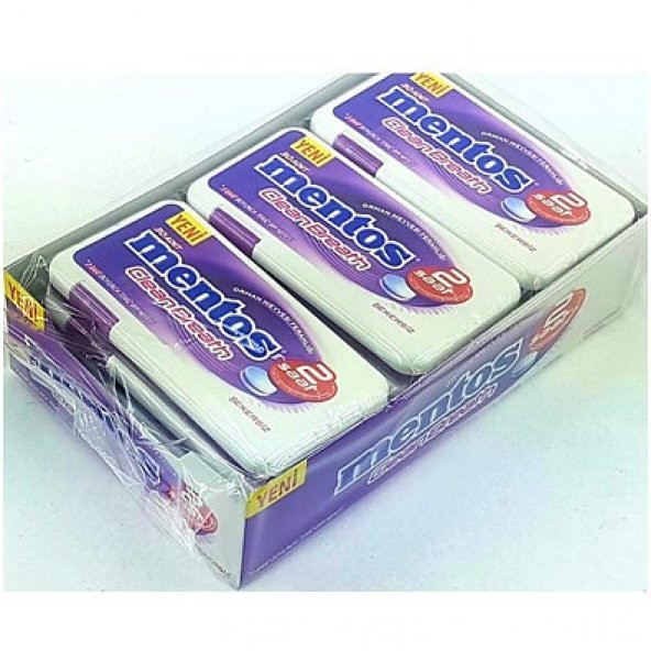 Mentos 2H Clean Breath Orman Meyve 12 x 21gr