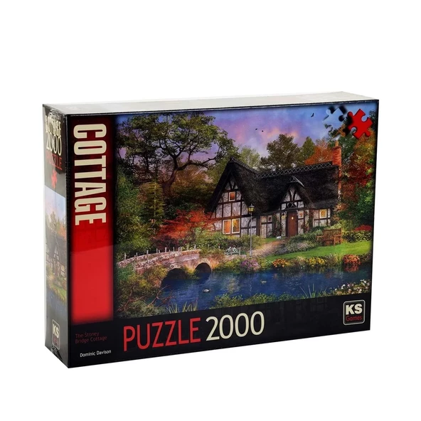 Ks Games The Stoney Bridge Cottage Puzzle 2000 Parça - 2