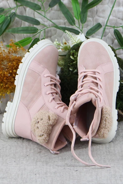 Fort Cool Luno Rahat Sıcak Astar Kaymaz Taban Kız Çocuk Bot - Resim 10