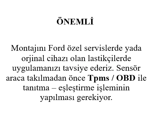 Ford B-max Lastik Basınç Sensörü [433MHz] 2012-2018 [1 Adet] - 6
