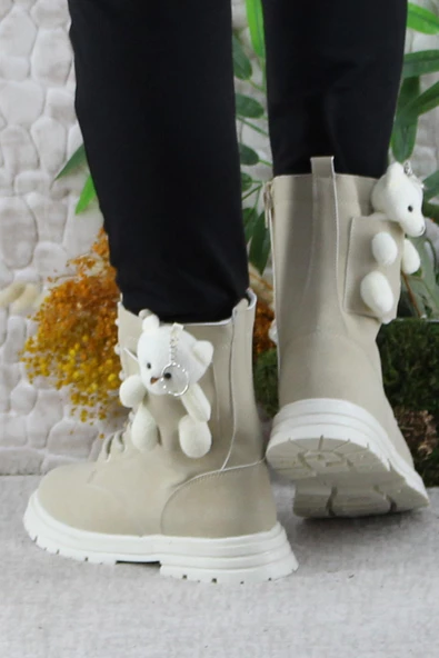 Fort Cool Perla Rahat Sıcak Astar Kaymaz Taban Kız Çocuk Bot - Resim 9