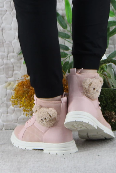 Fort Cool Luno Rahat Sıcak Astar Kaymaz Taban Kız Çocuk Bot - Resim 9