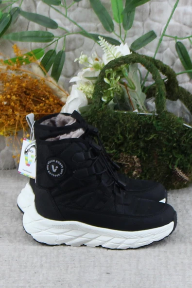 Vicco 943.F24K.465 Vaca Siyah Rahat Hafif Erkek Çocuk Bot - 2