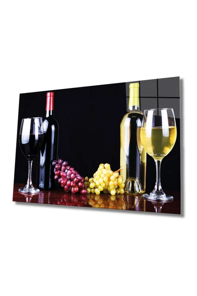 Meyveler Dekoratif ve Modern Cam Tablo 4mm Dayanıklı Temperli Cam ürün görseli