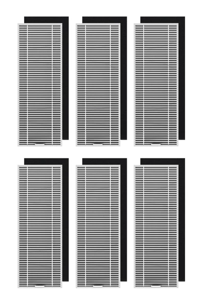 Xiaomi Mi Robot Essential G1 MJSTG1 Uyumlu Robot Süpürge Hepa Filtresi, 6 Adet