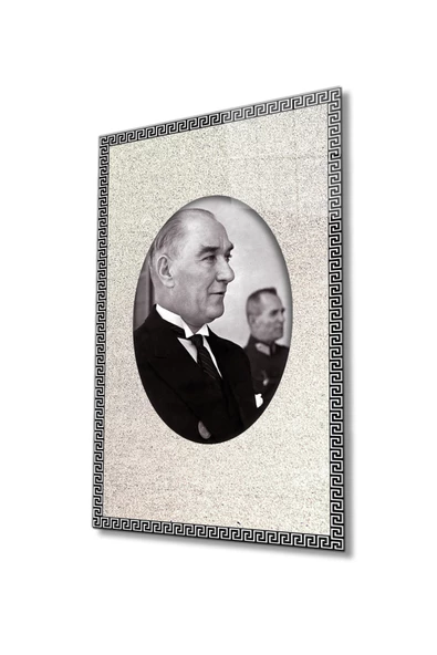 Atatürk Dekoratif ve Modern Cam Tablo 4 Mm Dayanıklı Temperli Cam