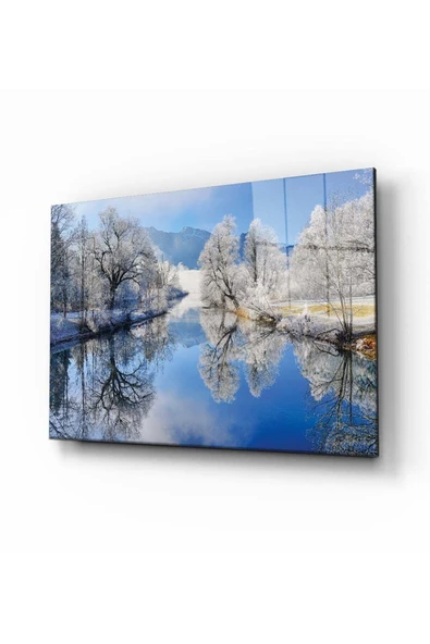 Doğa Manzara Dekoratif ve Modern Cam Tablo 4mm Dayanıklı Temperli Cam ürün görseli