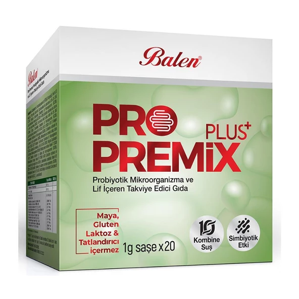 Balen Propremix Plus Probiyotik 1 Gr 20 Şase