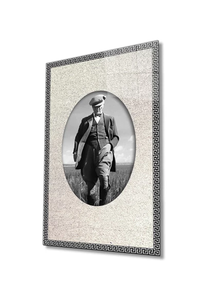 Atatürk Dekoratif ve Modern Cam Tablo 4 Mm Dayanıklı Temperli Cam