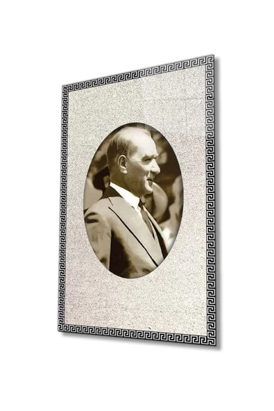 Atatürk Dekoratif ve Modern Cam Tablo 4 Mm Dayanıklı Temperli Cam ürün görseli