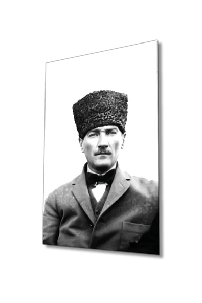 Atatürk Dekoratif ve Modern Cam Tablo 4 Mm Dayanıklı Temperli Cam ürün görseli