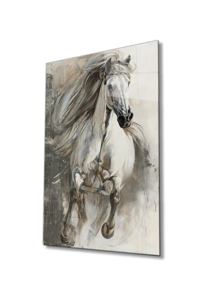 At Dekoratif ve Modern Cam Tablo ürün görseli