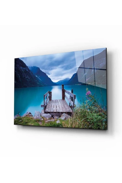 Doğa Manzara Dekoratif ve Modern Cam Tablo 4mm Dayanıklı Temperli Cam ürün görseli