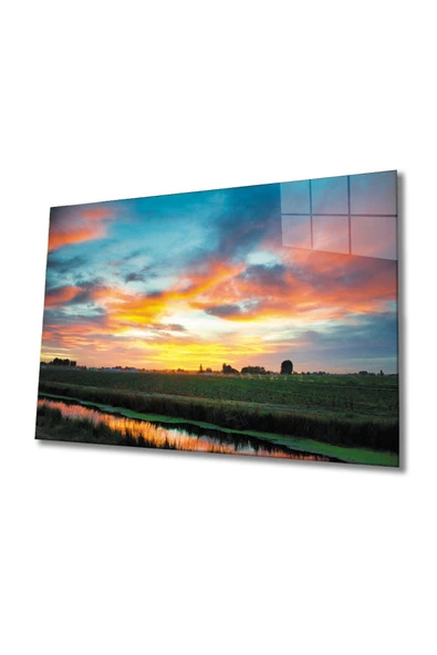 Manzara 3 Dekoratif ve Modern Cam Tablo ürün görseli