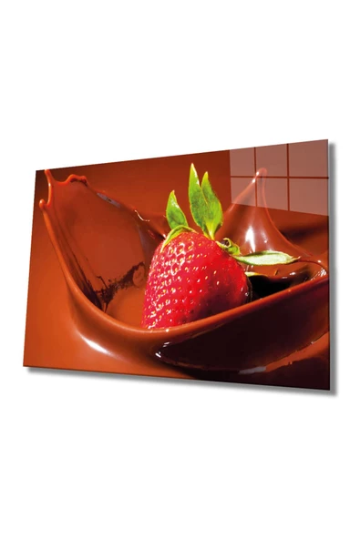 Meyveler Dekoratif ve Modern Cam Tablo 4mm Dayanıklı Temperli Cam ürün görseli 1