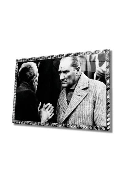 Atatürk Dekoratif ve Modern Cam Tablo 4 Mm Dayanıklı Temperli Cam ürün görseli