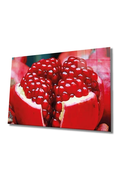 Meyveler Dekoratif ve Modern Cam Tablo 4mm Dayanıklı Temperli Cam ürün görseli