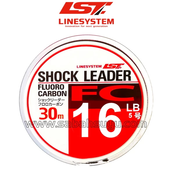 Linesystem Fluorocarbon Şok Lider Misina #5 0.33mm 16lb. 30mt.