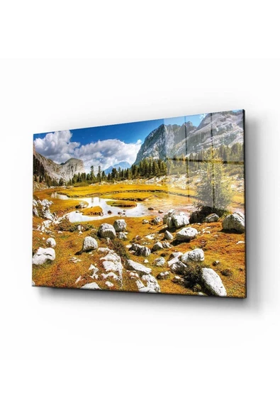 Doğa Manzara Dekoratif ve Modern Cam Tablo 4mm Dayanıklı Temperli Cam ürün görseli