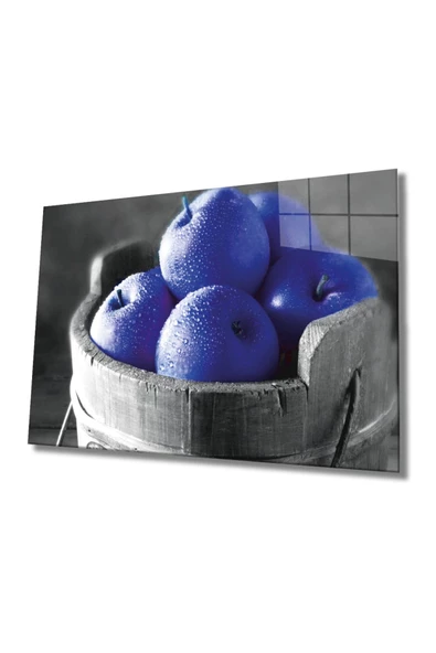 Meyveler Dekoratif ve Modern Cam Tablo 4mm Dayanıklı Temperli Cam