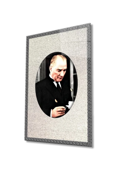Atatürk Dekoratif ve Modern Cam Tablo 4 Mm Dayanıklı Temperli Cam