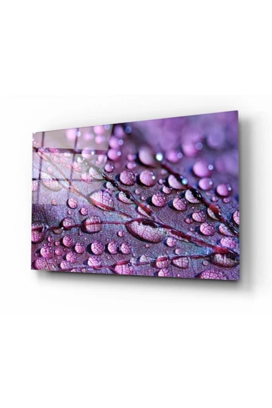 Yaprak Dekoratif ve Modern Cam Tablo ürün görseli