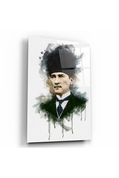 Atatürk Dekoratif ve Modern Cam Tablo ürün görseli