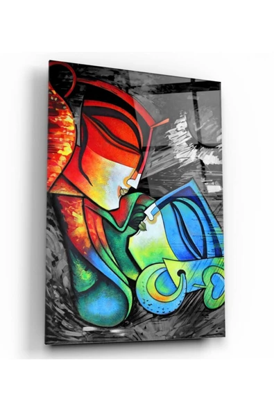 Maskeler Dekoratif ve Modern Cam Tablo