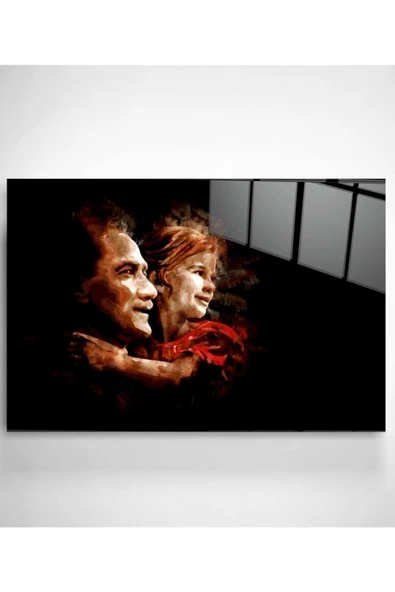 Atatürk Dekoratif ve Modern Cam Tablo