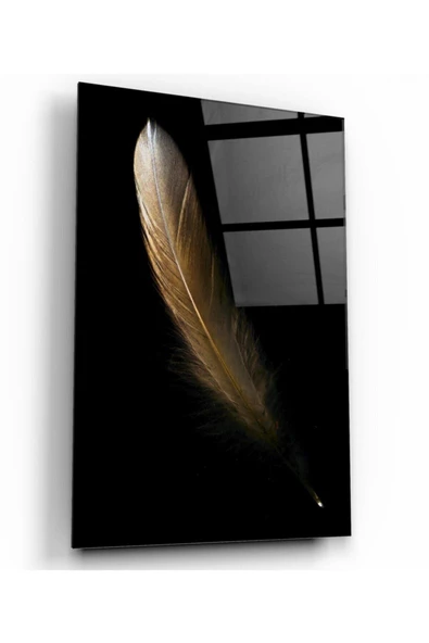 Tüy Dekoratif ve Modern Cam Tablo ürün görseli