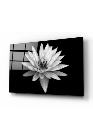 Çiçek Dekoratif ve Modern Cam Tablo