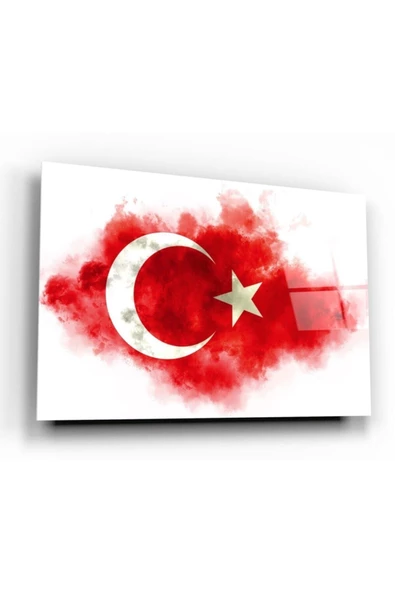 Bayrak Dekoratif ve Modern Cam Tablo