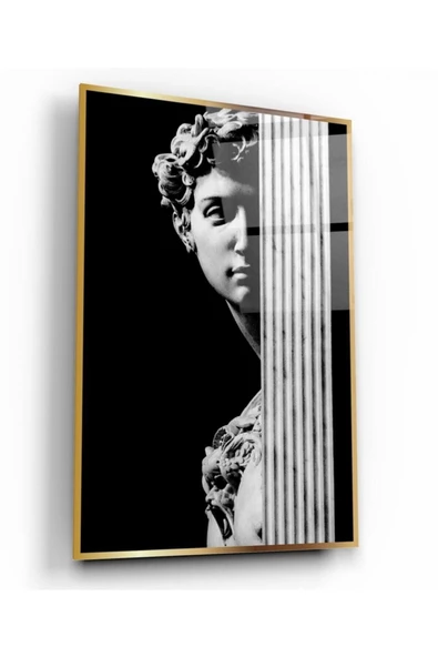 Heykel Dekoratif ve Modern Cam Tablo ürün görseli