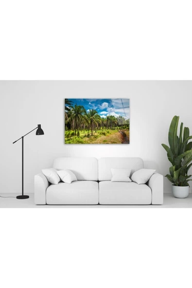 Orman Dekoratif ve Modern Cam Tablo 50x70 Cm ürün görseli