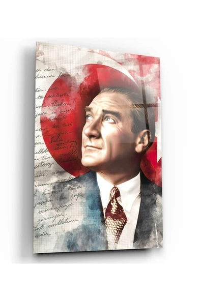Atatürk Dekoratif ve Modern Cam Tablo
