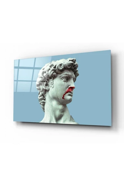 Kan Ve Heykel Dekoratif ve Modern Cam Tablo ürün görseli