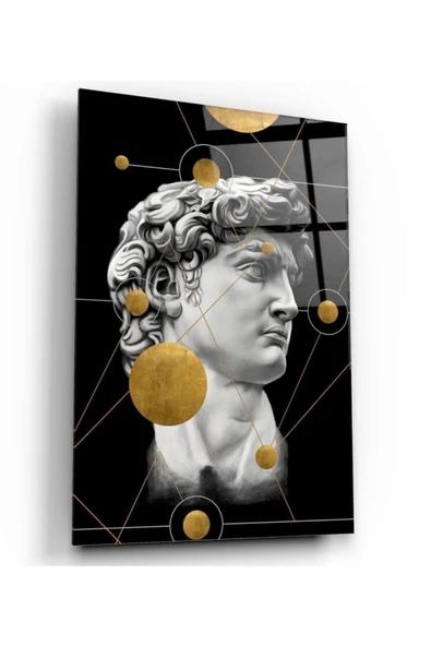 Heykel Dekoratif ve Modern Cam Tablo ürün görseli