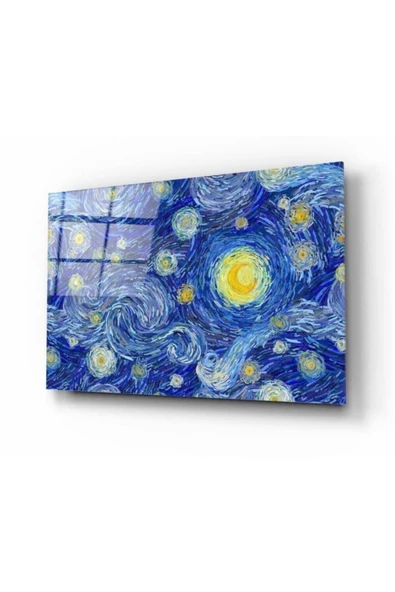 Renkli Dekoratif ve Modern Cam Tablo