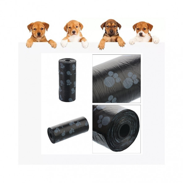 Evcil kedi & Köpek (4'lü Toplam 60 ADET Dışkı Poşeti) - 2
