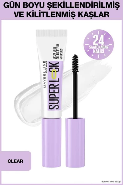 Maybelline New York Super Lock Brow Glue Kaş Sabitleyici Maskara