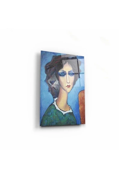 Kadın Dekoratif ve Modern Cam Tablo 50x70 Cm